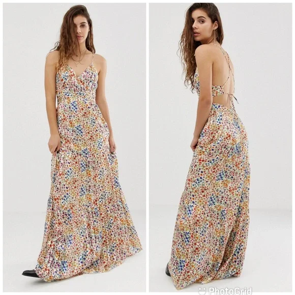 ba&sh | Dresses | Bash Rosy Cutout Floral Maxi Dress | Poshmark